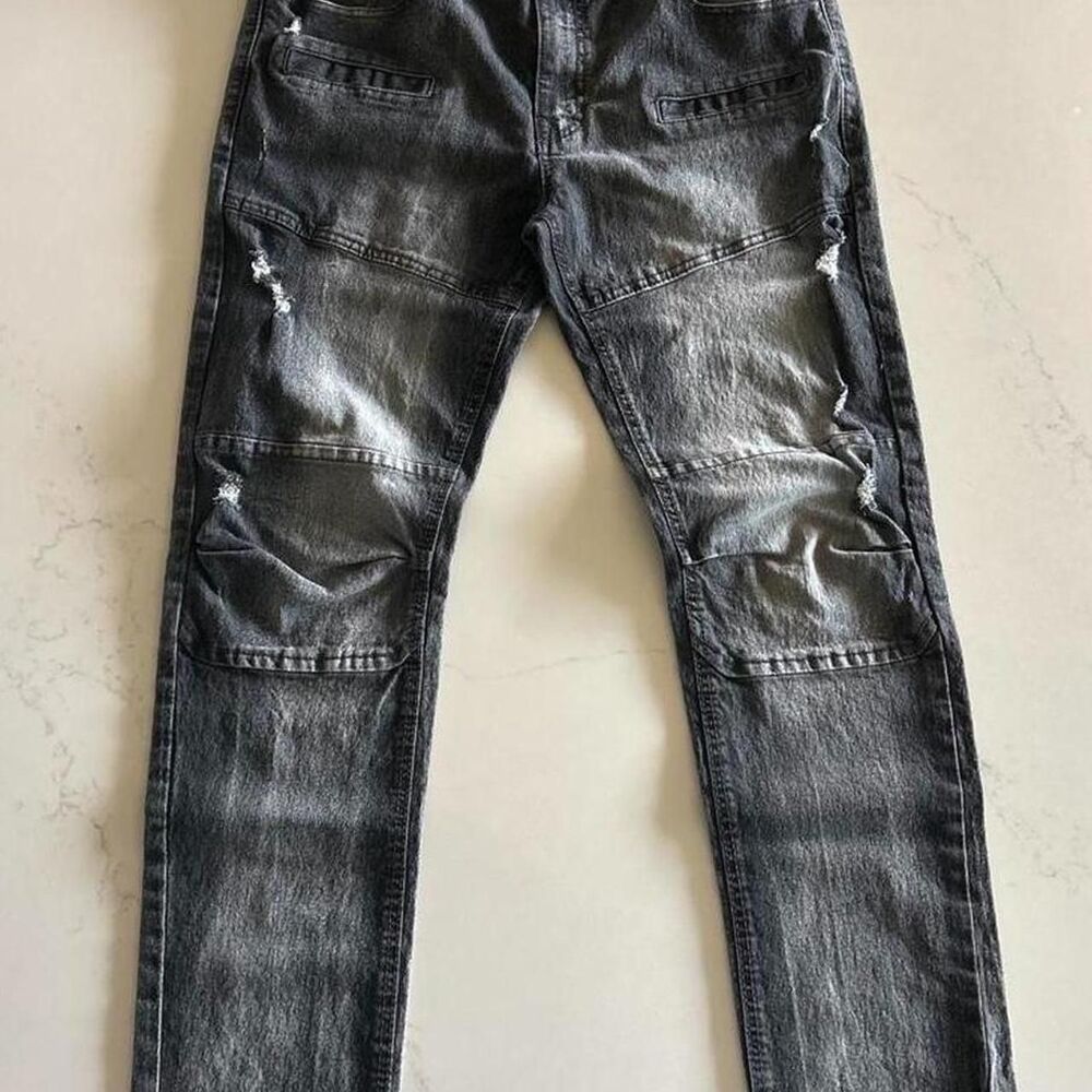 Southpole Men's Black and Grey Jeans